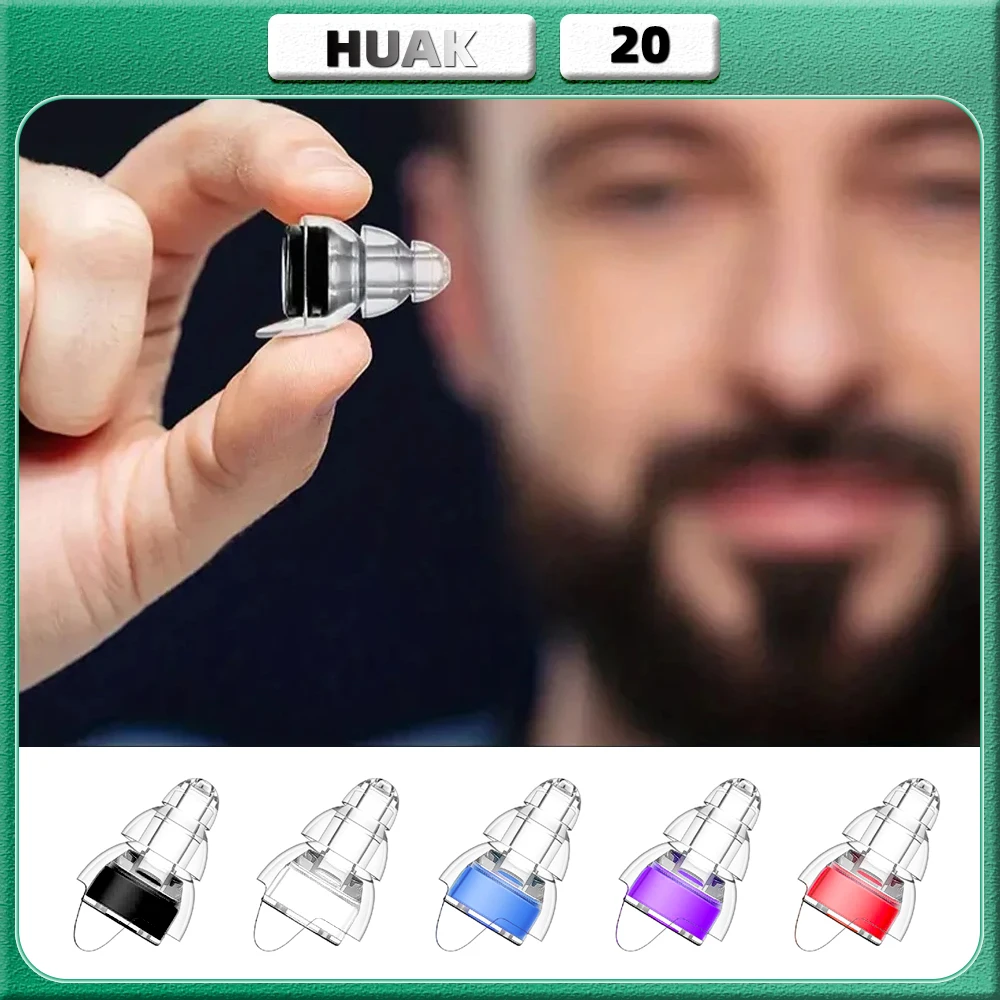 Bouchons d'oreilles antibruit en silicone