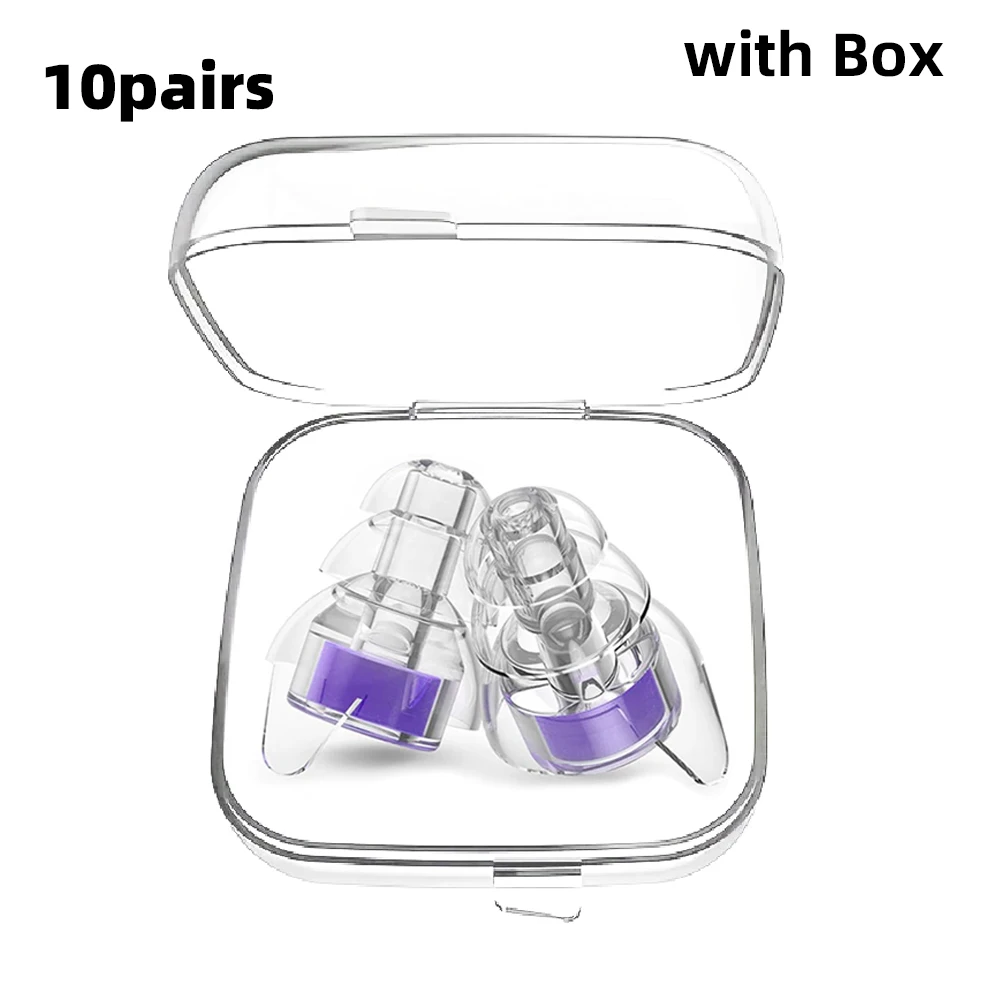 Bouchons d'oreilles antibruit en silicone – Image 12
