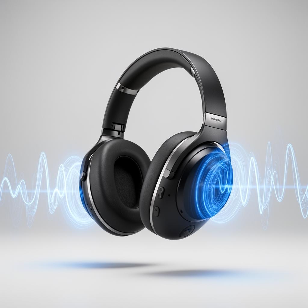 Casque antibruit actif avec technologie électronique de réduction de bruit ANC pour le voyage et le bureau