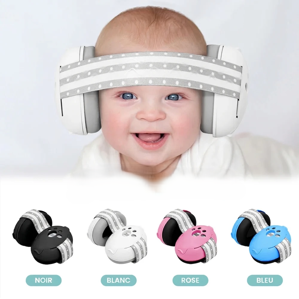 Casque bébé bandeau élastique