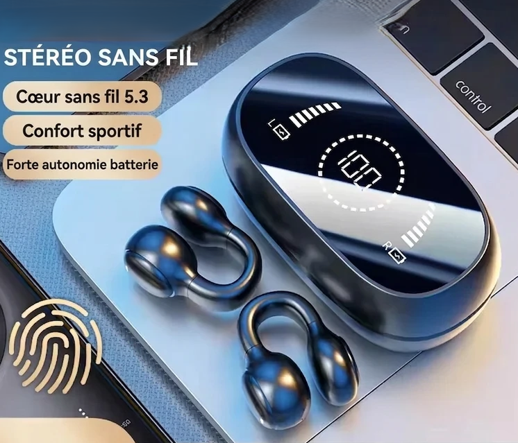 Ecouteurs Bluetooth à pince