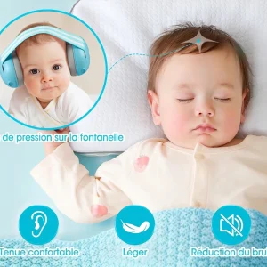 Casque antibruit bébé bandeau